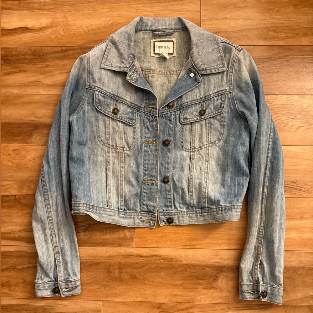 Forever 21 Light Blue Denim Jacket